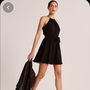 Abercrombie Black Halter Dress